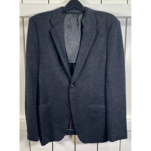 Theory Men's Two Button Supple Blazer Dark Gray Size 42